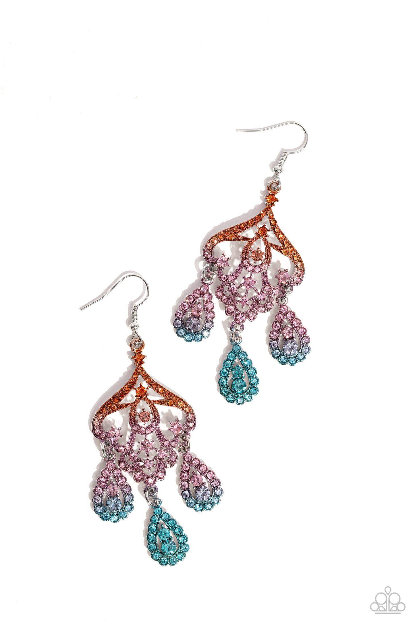 Chandelier Command Multi Earrings (Orange 1933)