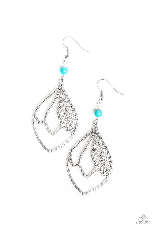 Absolutely Airborne Blue Earrings (Pinky 1980)