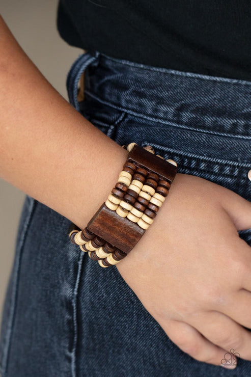 Aruba Attire Brown Bracelet (Orange 1085)