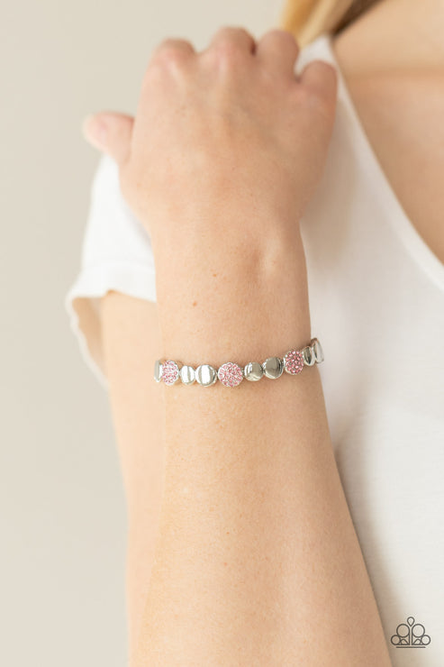 Dimensional Dazzle Pink Bracelet (Orange 1092)