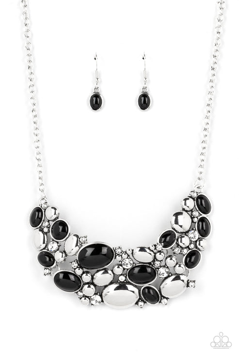 Contemporary Calamity Black Necklace (Purple 1001)