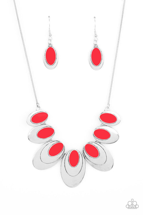 Endless Eclipse Red Necklace (Yellow 1304)