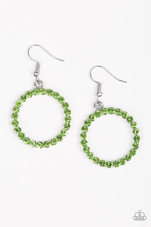 Bubblicious Bubbles Green Earrings (Orange 1061)