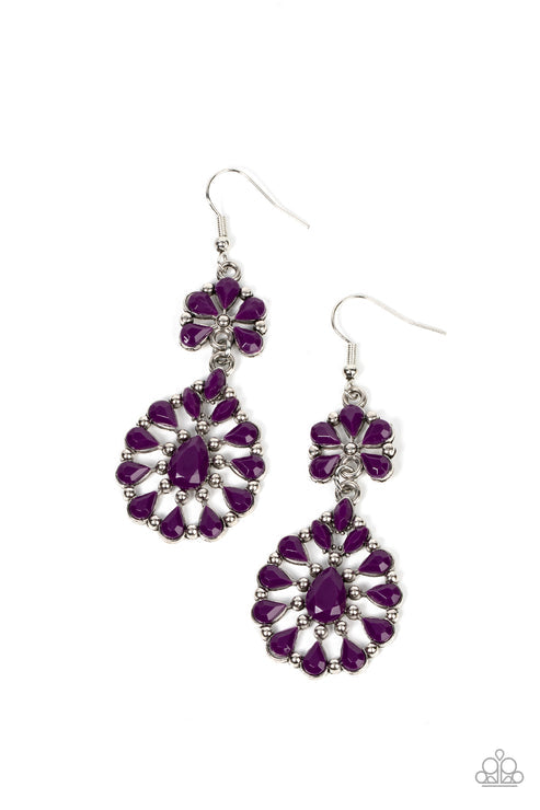 Posh Palooza Purple Earrings (Purple 1005)