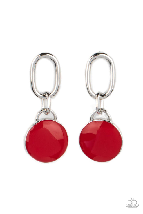 Drop a TINT Red Earrings (Orange 1091)