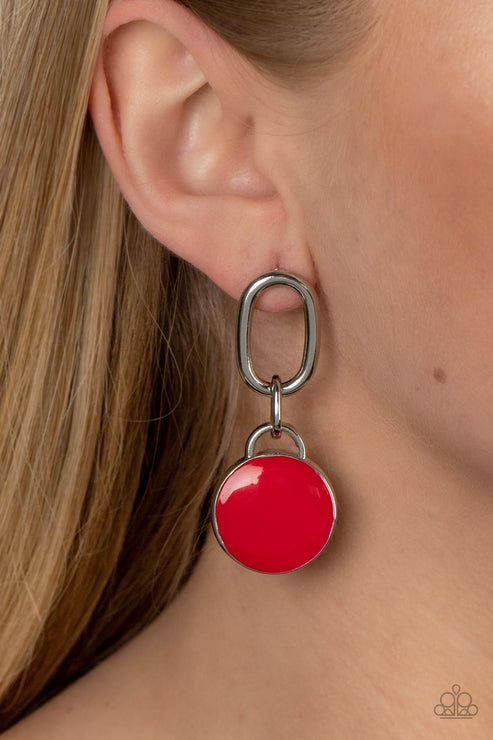 Drop a TINT Red Earrings (Orange 1091)