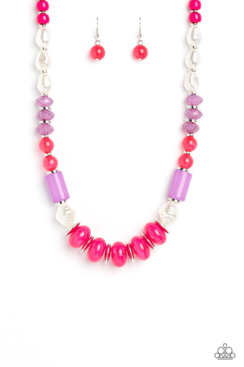 A SHEEN Slate Pink Necklace