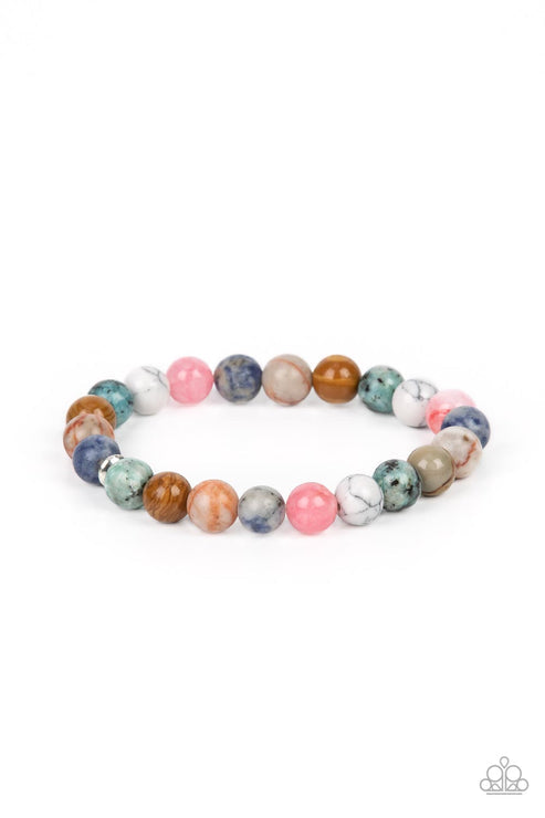 Paparazzi Accessories Stone Chakra Multi Bracelet (Orange 1440)