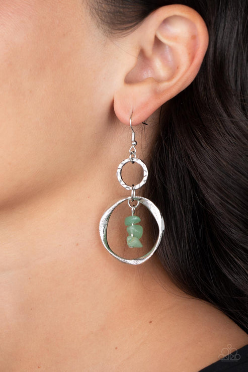 Good-Natured Spirit Green Earrings (Orange 1549)