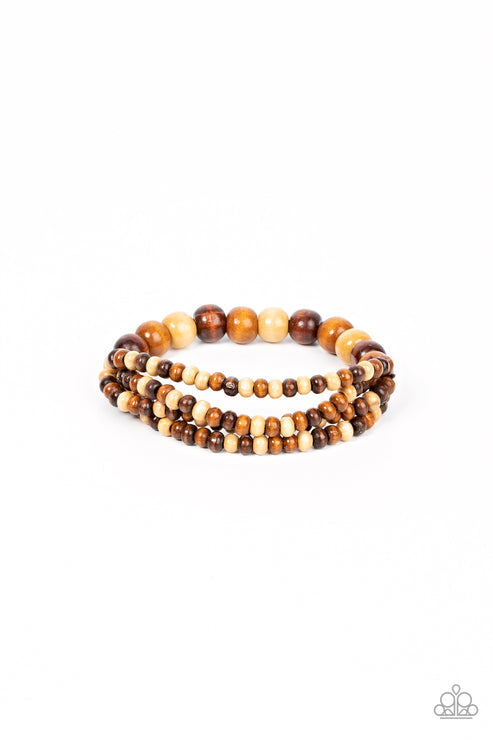 Oceania Oasis Brown Bracelet (Orange 1224)