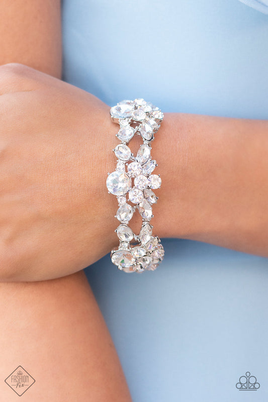 Beloved Bling White Bracelet (Orange 1807)