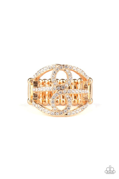 Fabulous Frosted Gold Ring (Orange 1495)