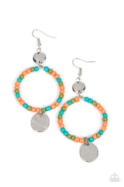 Cayman Catch Multi Earrings (Orange 1486)