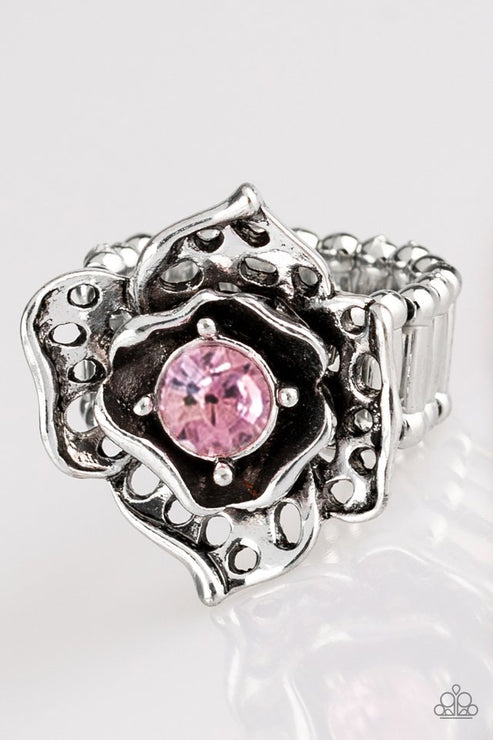 Glowing Gardens Pink Ring (Orange 1447)