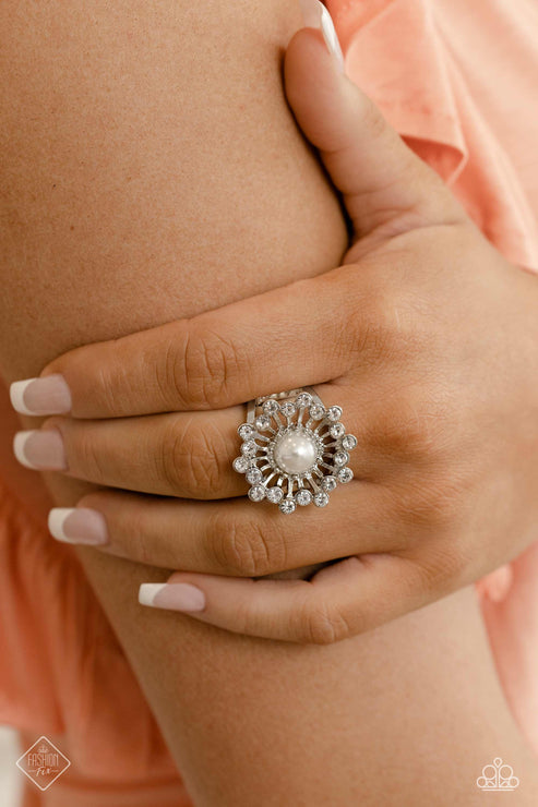 Maypole Dance White Ring (Orange 1355)