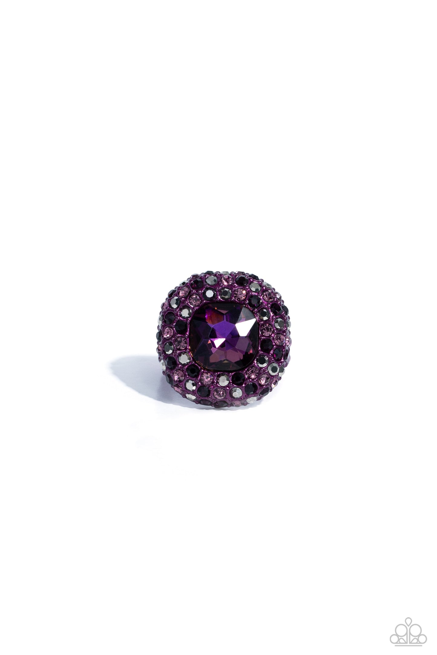 Glistening Grit Purple Ring (Orange 1954)