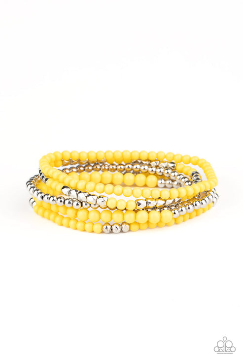 Stacked Showcase Yellow Bracelet (Yellow 95)