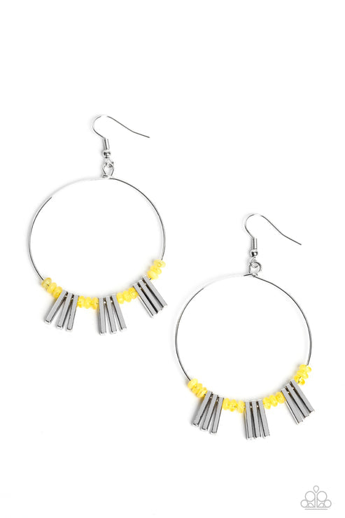 Luxe Lagoon Yellow Earrings (Yellow 97)