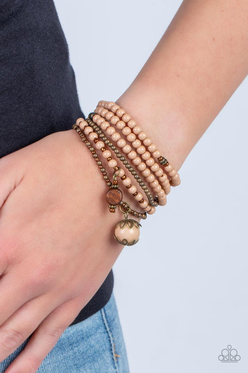 Epic Escapade Brown Bracelet (Yellow 1592)