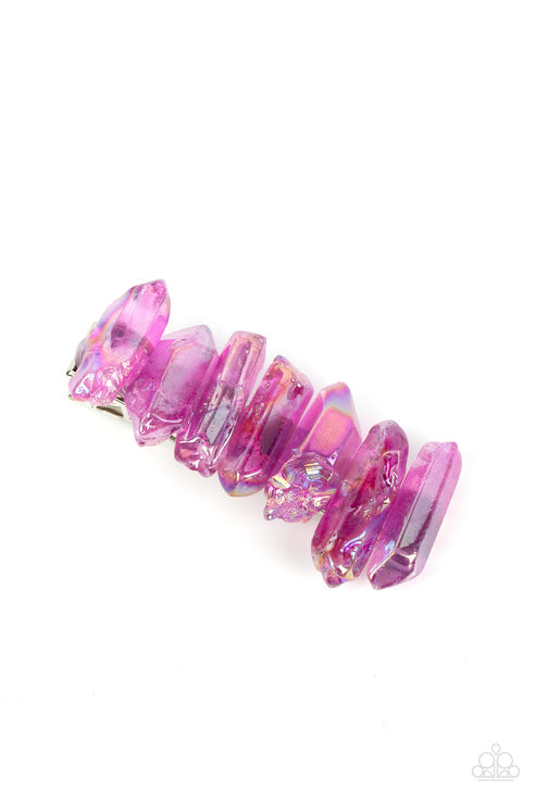 Crystal Caves Purple Hair Clip (Orange 1281)