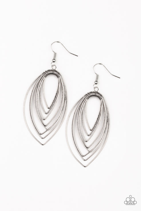 Walkabout Ware Silver Earrings (Brown 4)