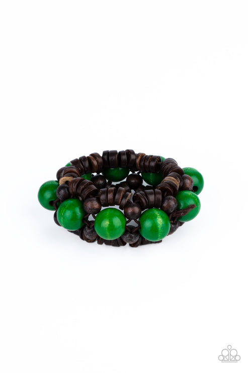 Tropical Temptations Green Bracelet (Orange 1381)