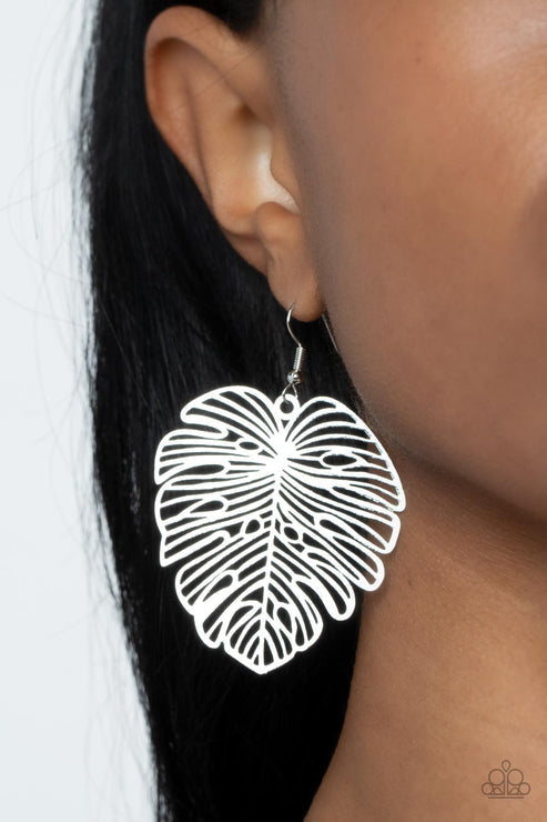 Palm Palmistry Silver Earrings (Spicy 347)