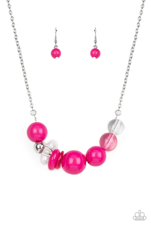 Bauble Bonanza Pink Necklace (Purple 1015)