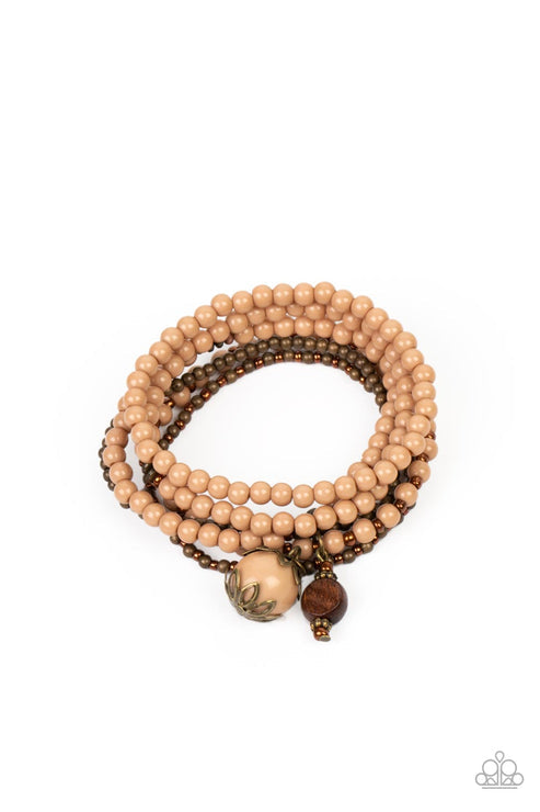 Epic Escapade Brown Bracelet (Yellow 1592)