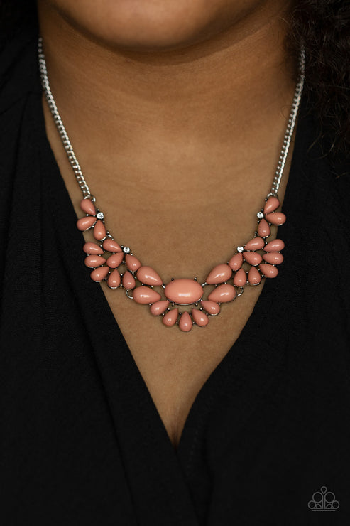 Paparazzi Accessories Secret GARDENISTA Pink Necklace (Hot Pink 11)