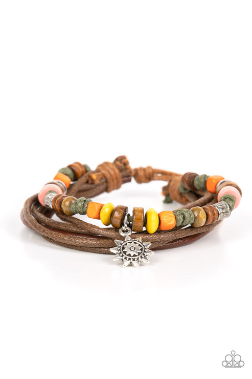 Paparazzi Accessories Wild SOL Multi Urban Bracelet (Orange 1370)