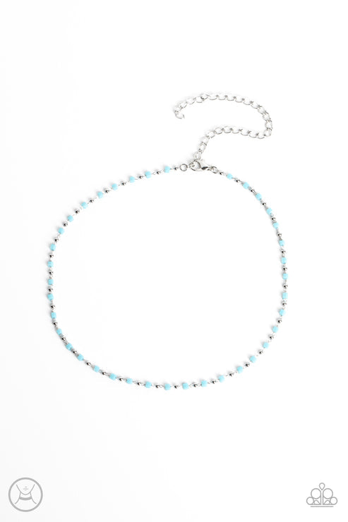 Neon Lights Blue Necklace (Orange 1074)