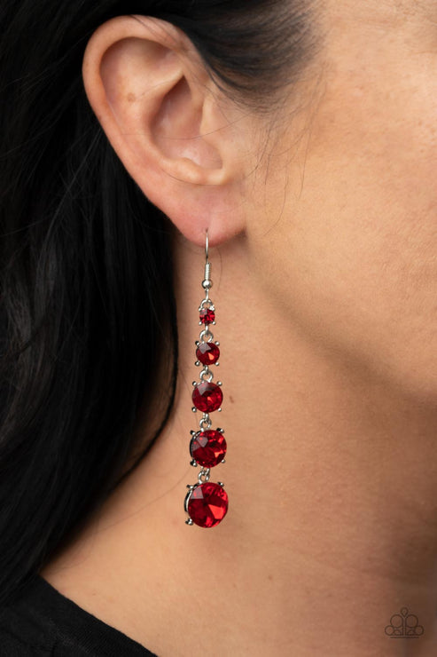 Red Carpet Charmer Red Earrings (Red 98)