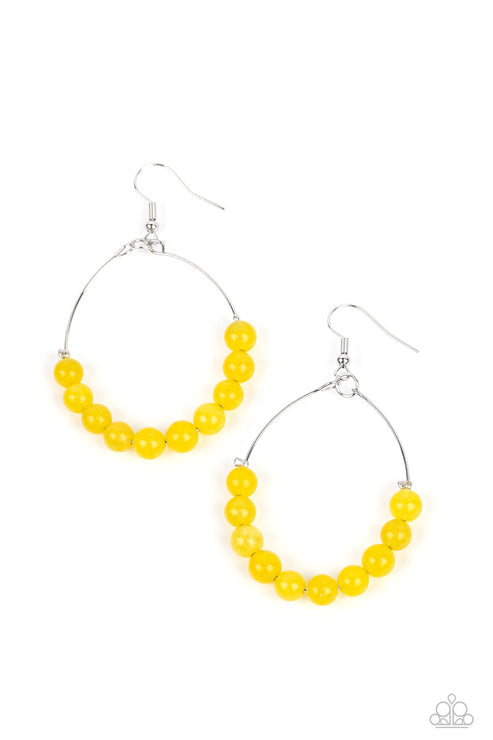 Catch a Breeze Yellow Earrings (Yellow 96)