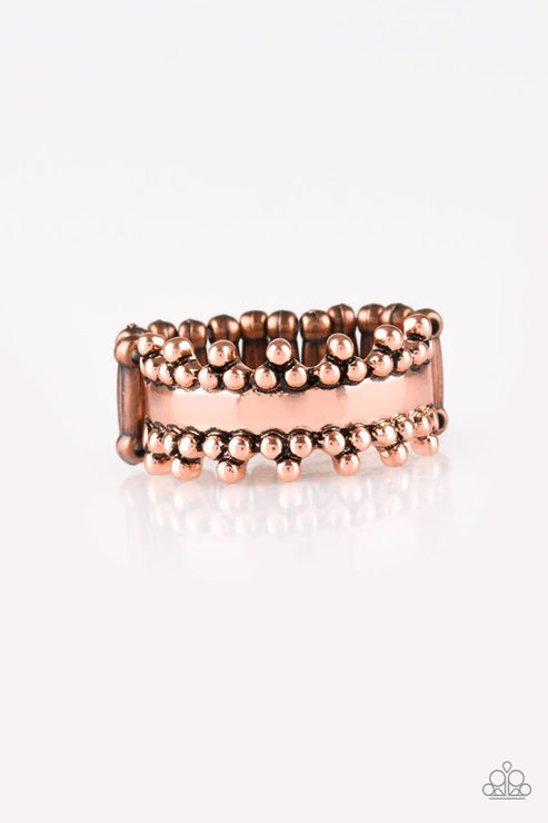 Heavy Metal Muse Copper Ring (Orange 1189)