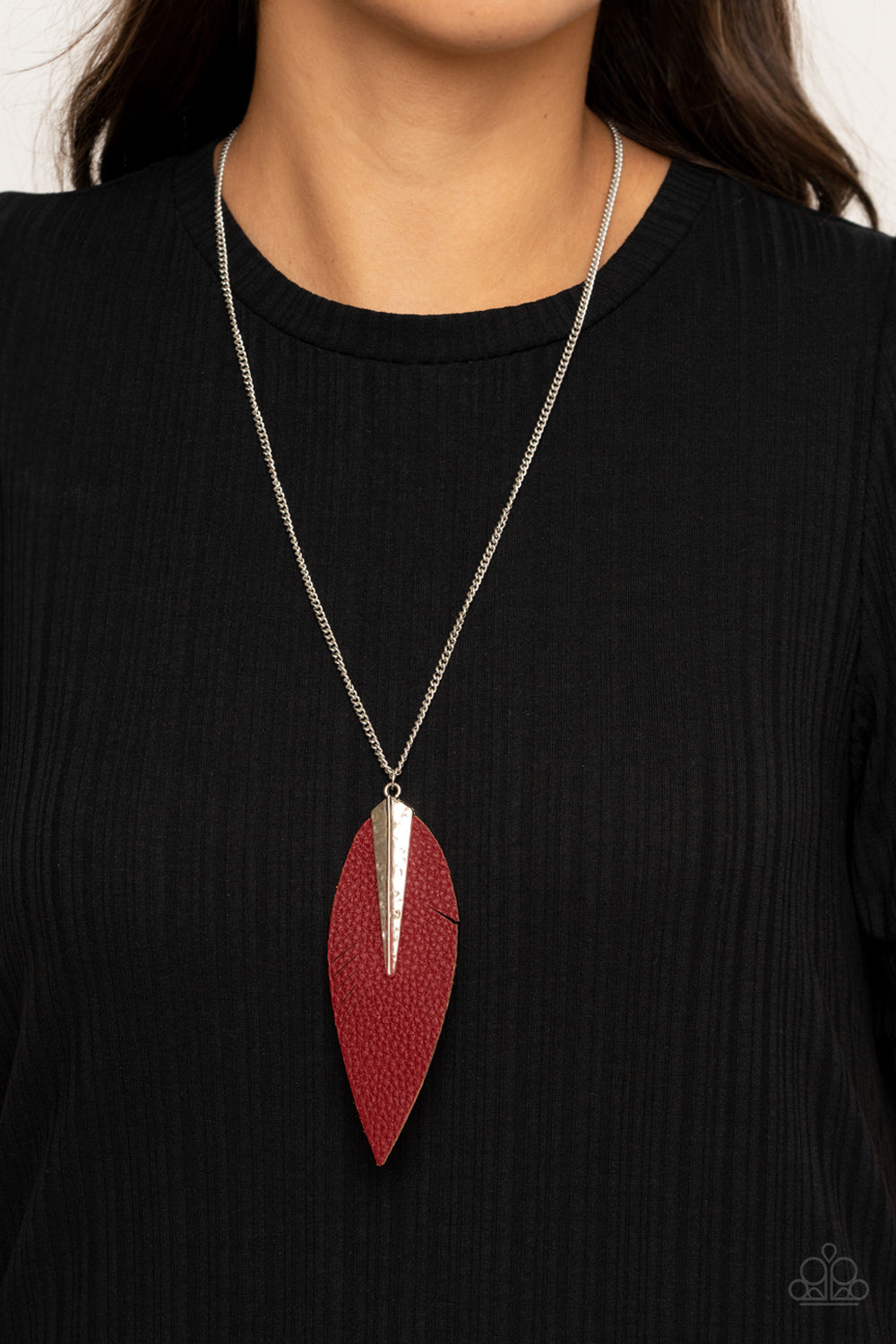 Quill Quest Red Necklace (Orange 1955)