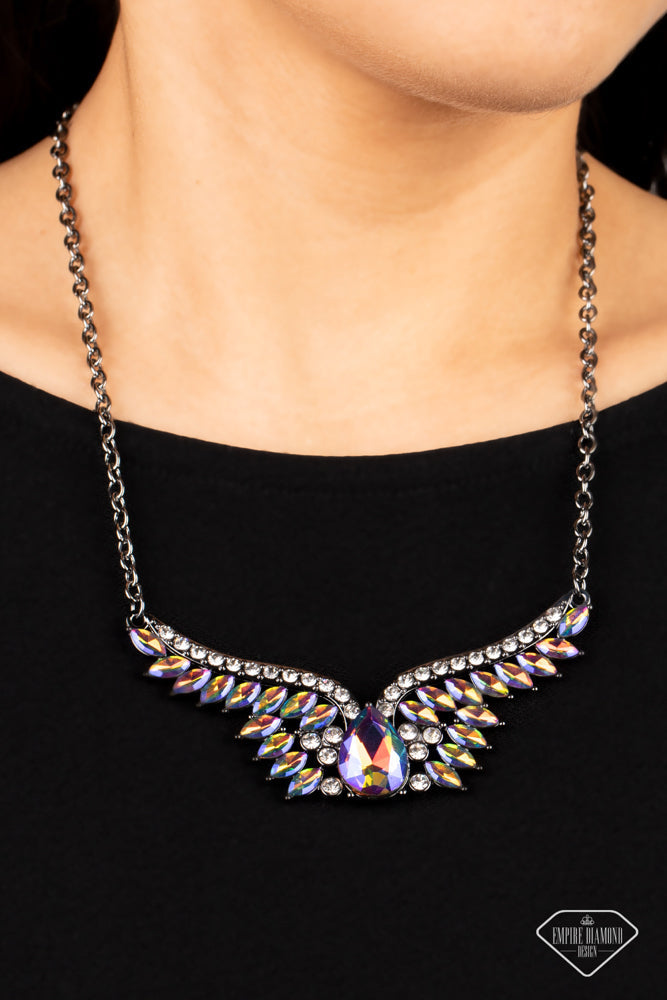 Smoldering Shimmer Multi Necklace (Yellow 1656)